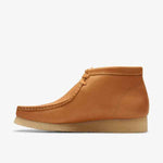 CLARKS MEN'S WALLABEE BOOT MID TAN LEATHER