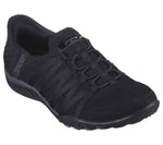 Skechers WOMEN'S SLIPINS - BREATHE EASY BUNGEE WIDE 100593W BLACK