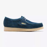 Clarks Original Men's Wallabee Navy / Teal Suede Made in Vietnam