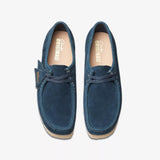 Clarks Original Men's Wallabee Navy / Teal Suede Made in Vietnam