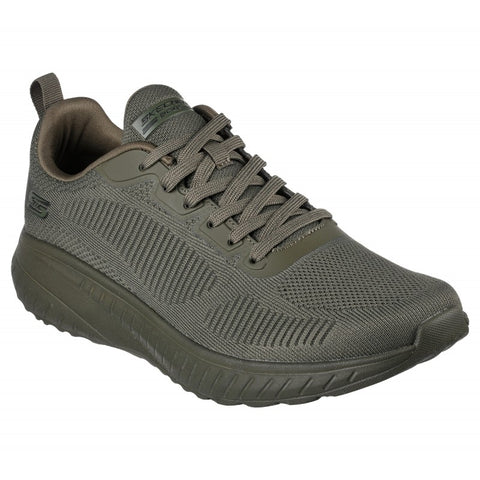 Skechers MEN'S BOBS Squad Chaos - Prism Bold  #118000 OLIVE