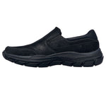 Skechers MEN Relaxed Fit: Respected - Calum Extra Wide Width 204480 (Black)