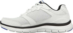 Skechers MEN'S Flex Advantage 4.0 232225 white/Blk - Shoes 4 You 