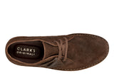 "Men's Clarks Original Desert Coal Dark Brown Suede Made in Vietnam "