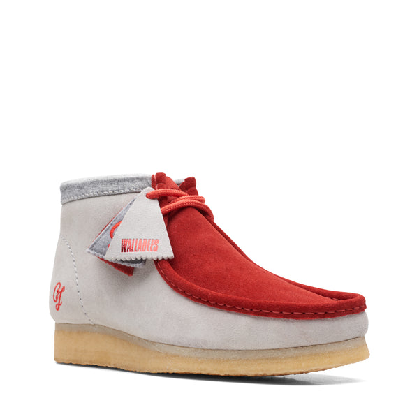 ろ*く様 Clarks Wallabees Boots Made in Irel Clarks Original Men Wallabee FTRE Made in Portugal (Red Ink