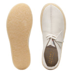 Men's Clarks Original Desert Cup -  White Suede Made in Vietnam