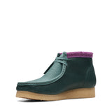 Clarks Men's Wallabee Boot Green Combi