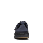 Clarks Mans Wallabee Denim Sinteties (Blou) 