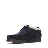 Clarks Mans Wallabee Denim Sinteties (Blou) 