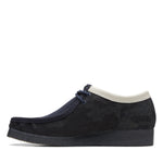 Clarks Mans Wallabee Denim Sinteties (Blou) 