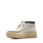 Men's Clarks Original Wallabee Cup Boot White Nubuck"Made In Vietnam"