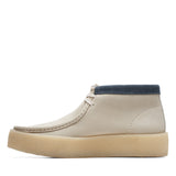 Men's Clarks Original Wallabee Cup Boot White Nubuck"Made In Vietnam"