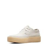 Men's Clarks Original Ashcott Cup Off White Suede "Made In Vietnam"