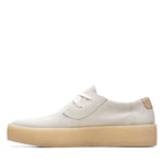 Men's Clarks Original Ashcott Cup Off White Suede "Made In Vietnam"