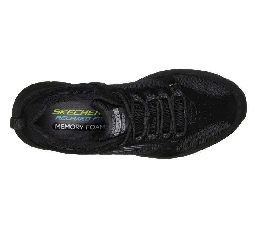 SKECHERS Mens Relaxed Fit Oak Canyon 51893 Black Extra Wide Fit Shoes 4 You