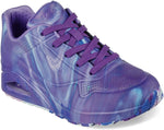 Skechers Women's Street, Uno Like Water Sneaker 155137 Purple