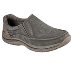 Skechers MEN  RELAXED FIT: EXPECTED - AVILLO-64109 KHAKI - Shoes 4 You 