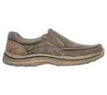 Skechers MEN  RELAXED FIT: EXPECTED - AVILLO-64109 KHAKI - Shoes 4 You 
