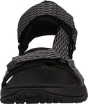 Skechers Men's Relaxed Fit: Lomell - Rip Tide Summer Sandal 204351 (Black/Grey)