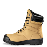 MEN'S KODIAK GREB 8" STEEL TOE SAFETY WORK BOOT Wheat