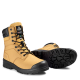 MEN'S KODIAK GREB 8" STEEL TOE SAFETY WORK BOOT Wheat