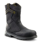 TERRA MEN'S PATTON WELLINGTON ALUMINUM TOE SAFETY BOOT (BLACK)