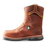 TERRA MEN'S PATTON WELLINGTON ALUMINUM TOE SAFETY BOOT (BROWN)