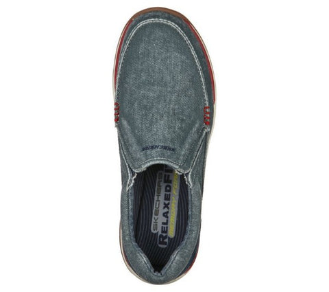 Skechers Men RELAXED FIT: EXPECTED AVILLO-64109 Navy – Shoes You