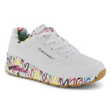Skechers Women Loving love SKECHERS Street Uno Shoes - 155506-White