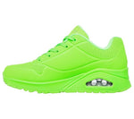 Skechers Women UNO - NIGHT SHADES 73667 (LIME GREEN)