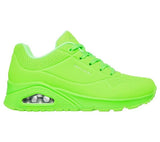 Skechers Women UNO - NIGHT SHADES 73667 (LIME GREEN)